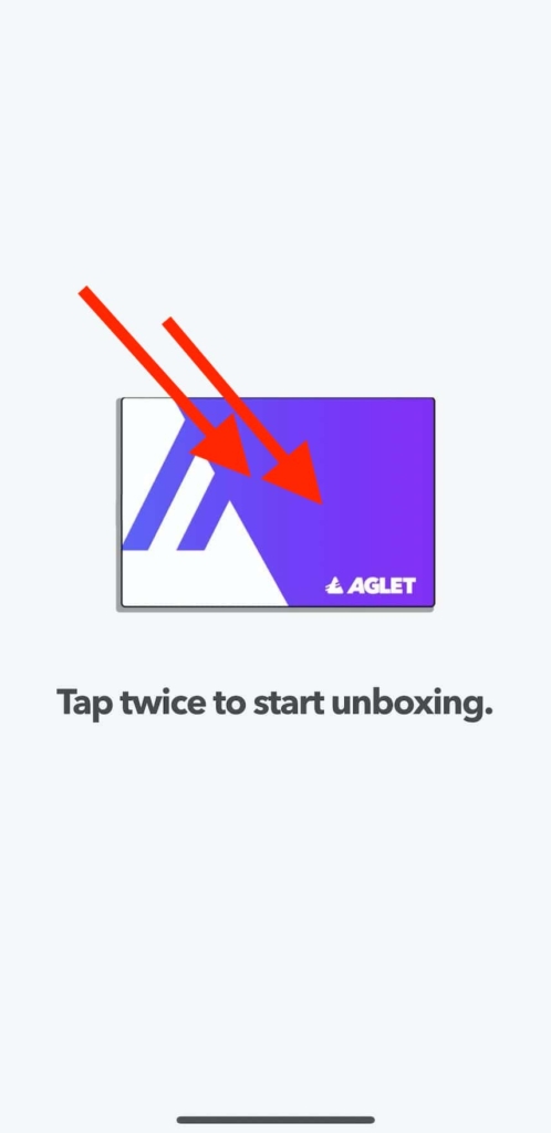 Aglet（アグレット）アプリの始め方、初期設定方法