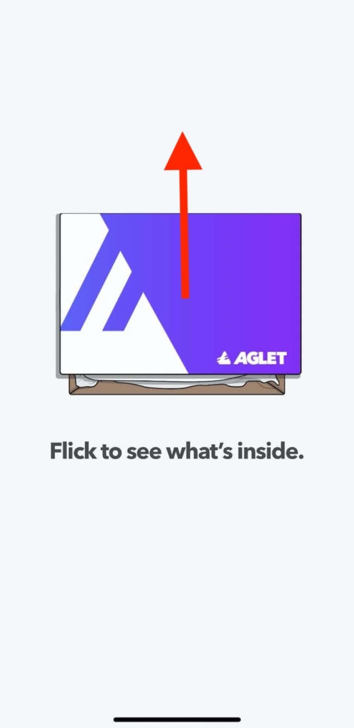 Aglet（アグレット）アプリの始め方、初期設定方法